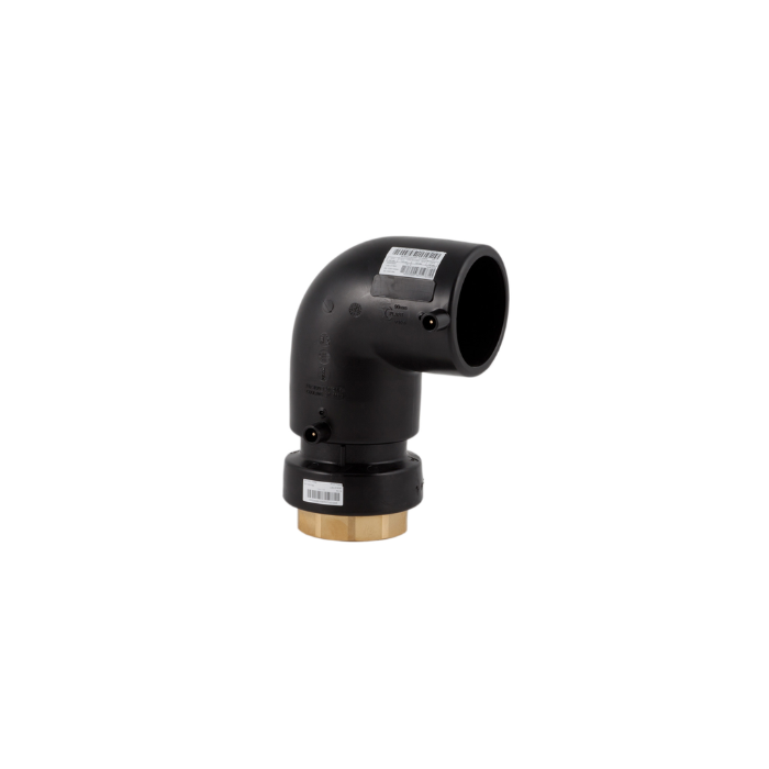 90Deg Elbow Female Free Nut Transition Ef Brass 20-3/4"
