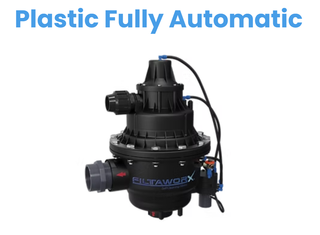 Filtaworx 2" Fully Automatic Self-Cleaning Screen Filter with Electric Controller & Pressure Sustaining Valve