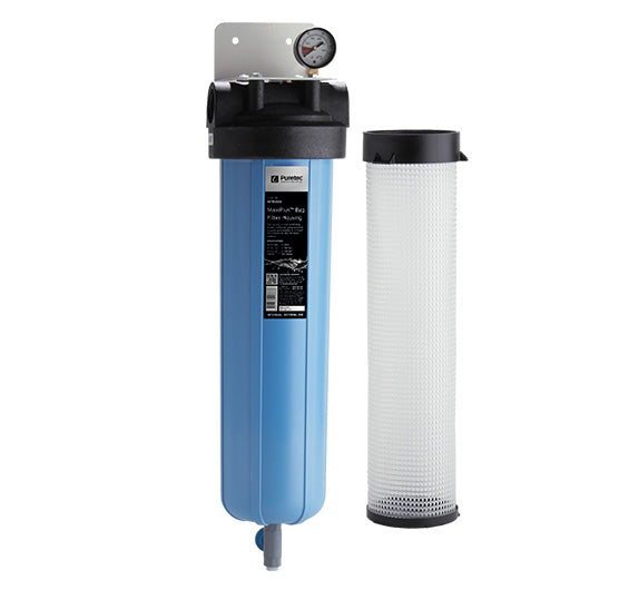 Bag Filter Housing, 20Inch 1.5 Inch Conn, Brkt, Maxi Plus