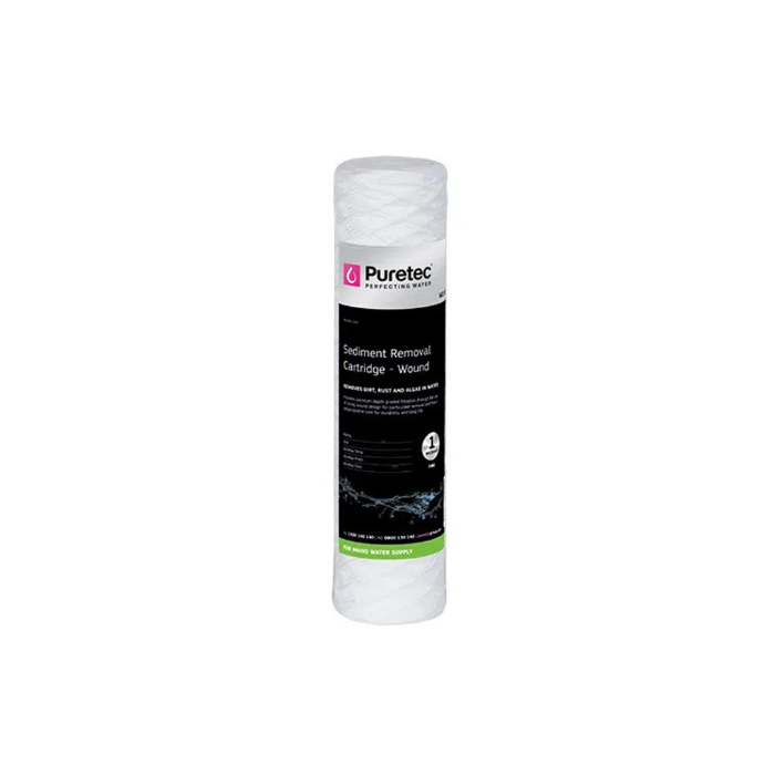 Wound Standard Dia 2.5" Cartridge, 10 Inch, 5Um