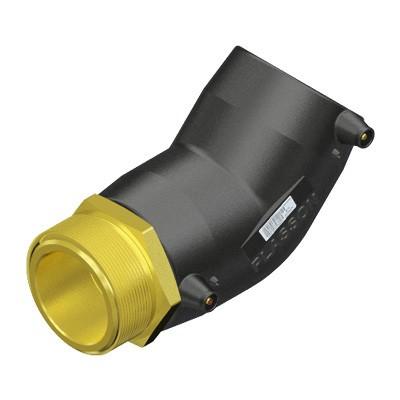 45Deg Elbow Male Transition Ef Brass 32-1"
