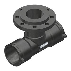 Flanged Tee 200-100-200