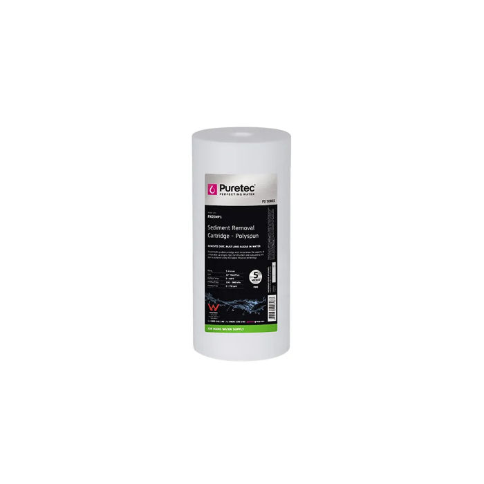 Polyspun Large Dia 4.5" Cartridge, 10 Inch, 5Um