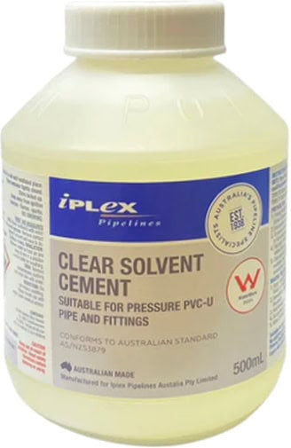 PVC Solvent Cement Clear 500ML
