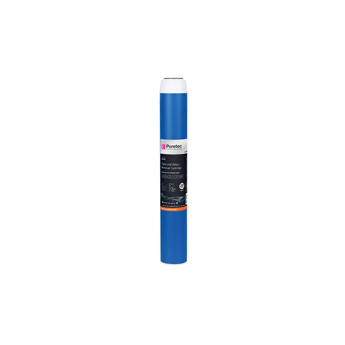 Granular Carbon Standard Dia 2.5" Cartridge, 20", 20Um