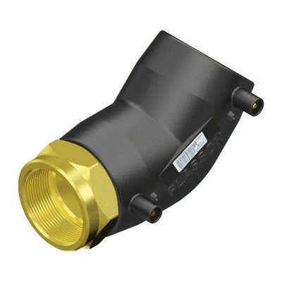 45Deg Elbow Female Transition Ef Brass 50-2"