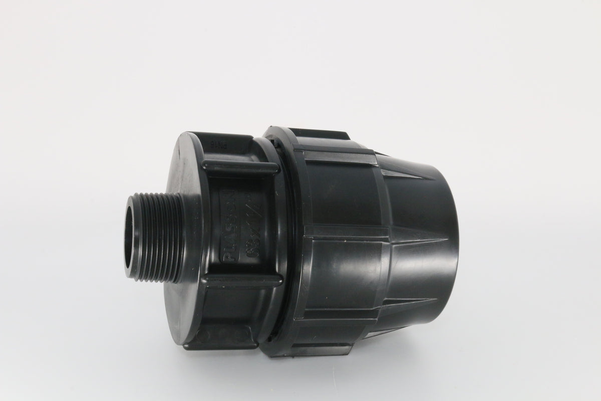 Male Adaptor Metric Mine 63mm x 2-1/2" (65mm)