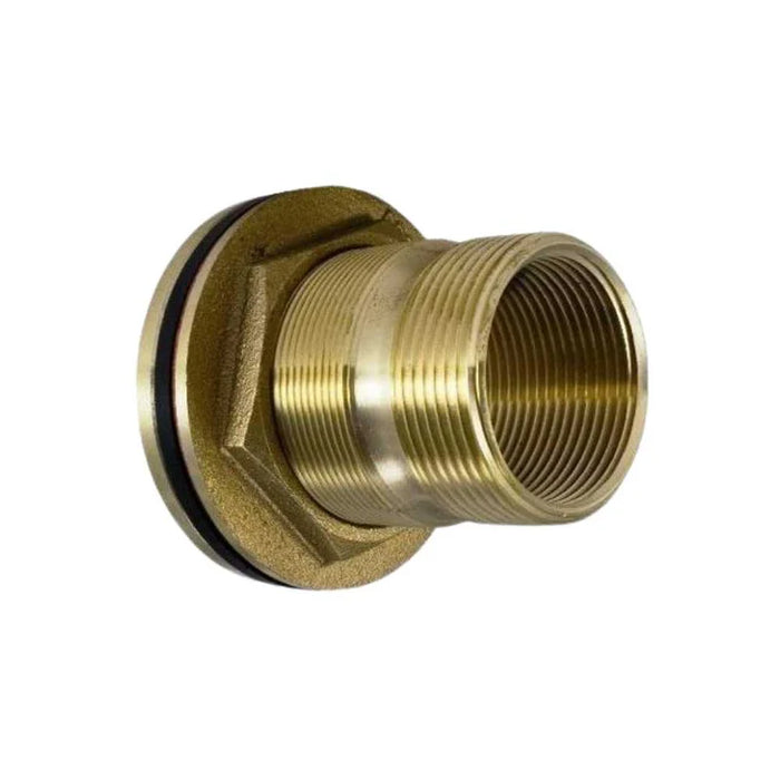 Brass Tank Outlet With Reverse Thread  50Mm X 40Mm