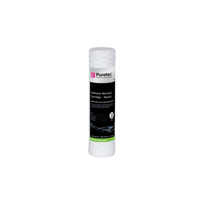 Wound Standard Dia 2.5" Cartridge, 10 Inch, 10Um