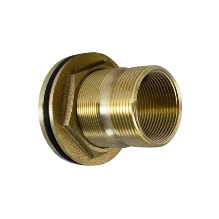 Brass Tank Outlet With Reverse Thread  50Mm X 40Mm