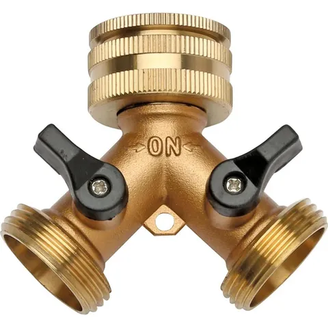 Brass 2 Port Manifold (Suits 25Mm Taps)