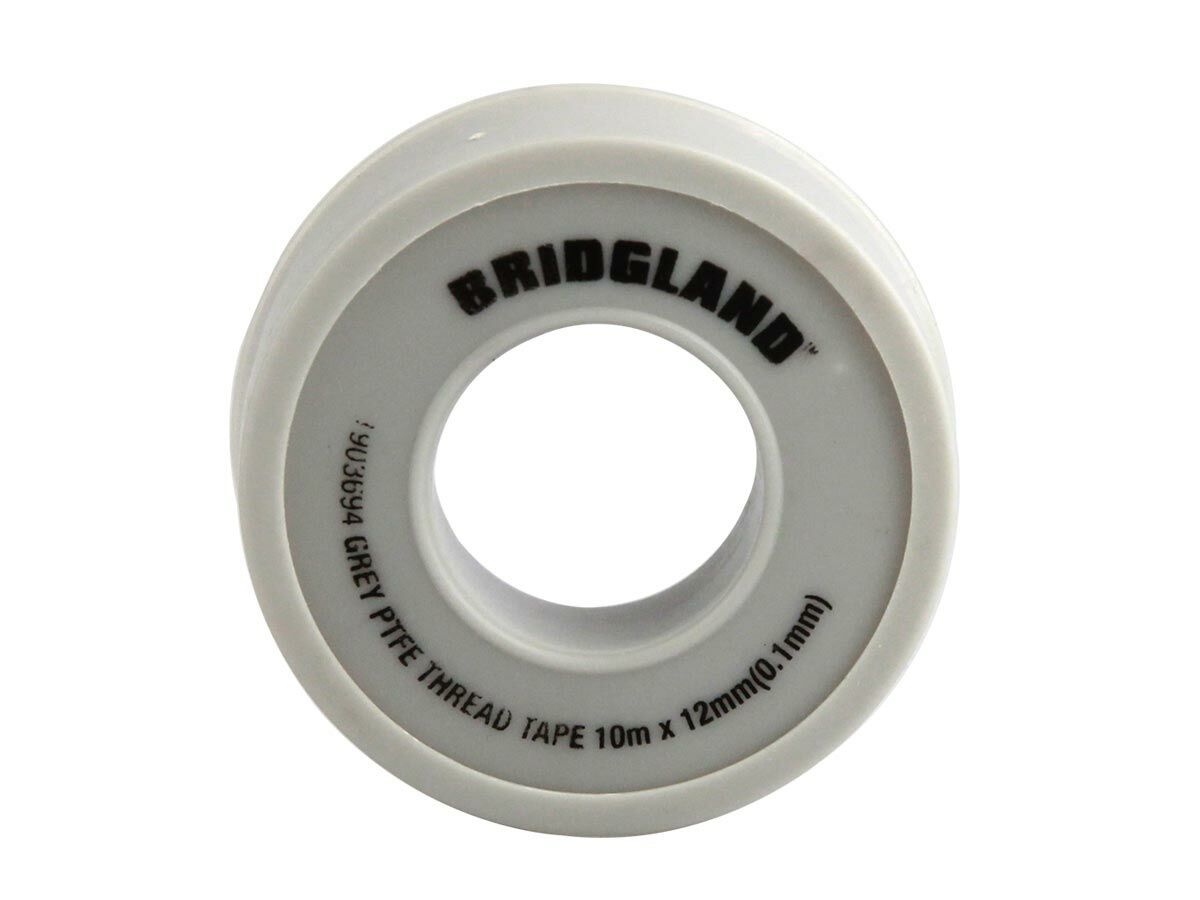 Grey Ptfe Tape 12mm X 10Mtr