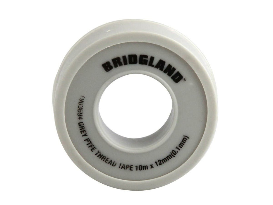 Grey Ptfe Tape 12mm X 10Mtr