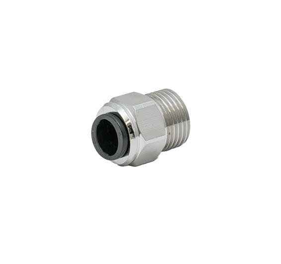 Brass Straight Adaptor, 12Mm Tube X 1/2" Bsp - PT-BSA1207M