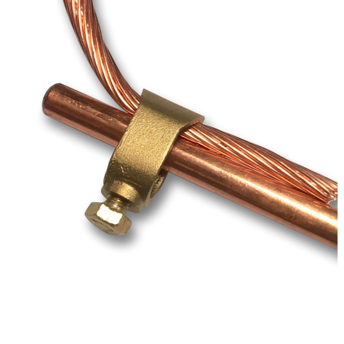 Grounding Rods With Clamps - Pack Of 10