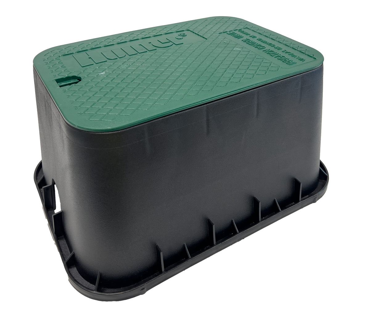 380 X 540 RCT X 310H VALVE BOX W/LID BLACK/GREEN