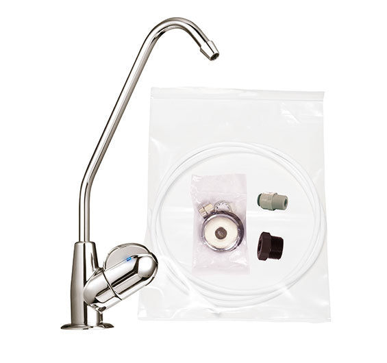 Dfu130 Faucet, 3/4-1/4 Bush, Ksa44 Connector & 1/4 Tubing Kit