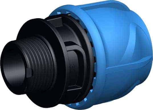 Alprene End Connector m/a 25x1