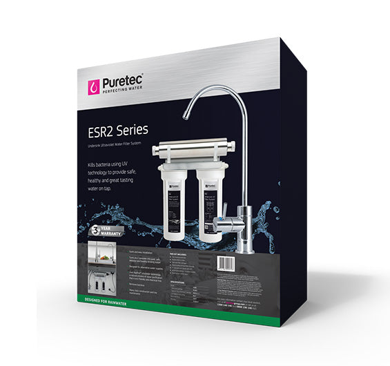 Ecotrol Undersink Twin Filter & Uv System With Dfu180 Faucet - PT-ESR2