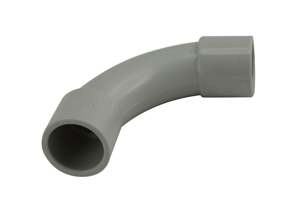 90 Deg H/D Grey Conduit S/R Bend 20Mm