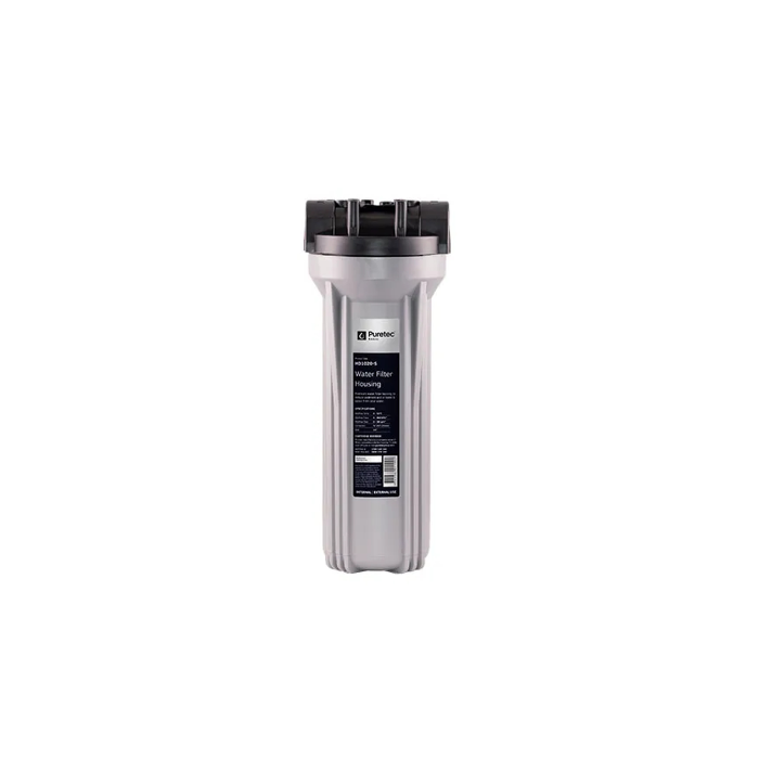 Standard Dia 10" Filter Housing, Silver, 3/4" Conn - PT-HD1020-S