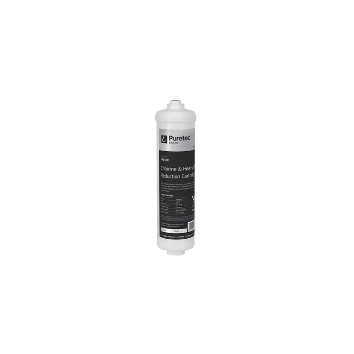 Inline Kdf/Granular Carbon Cartridge, 10", 1/4 Qc Tube - PT-IN149C
