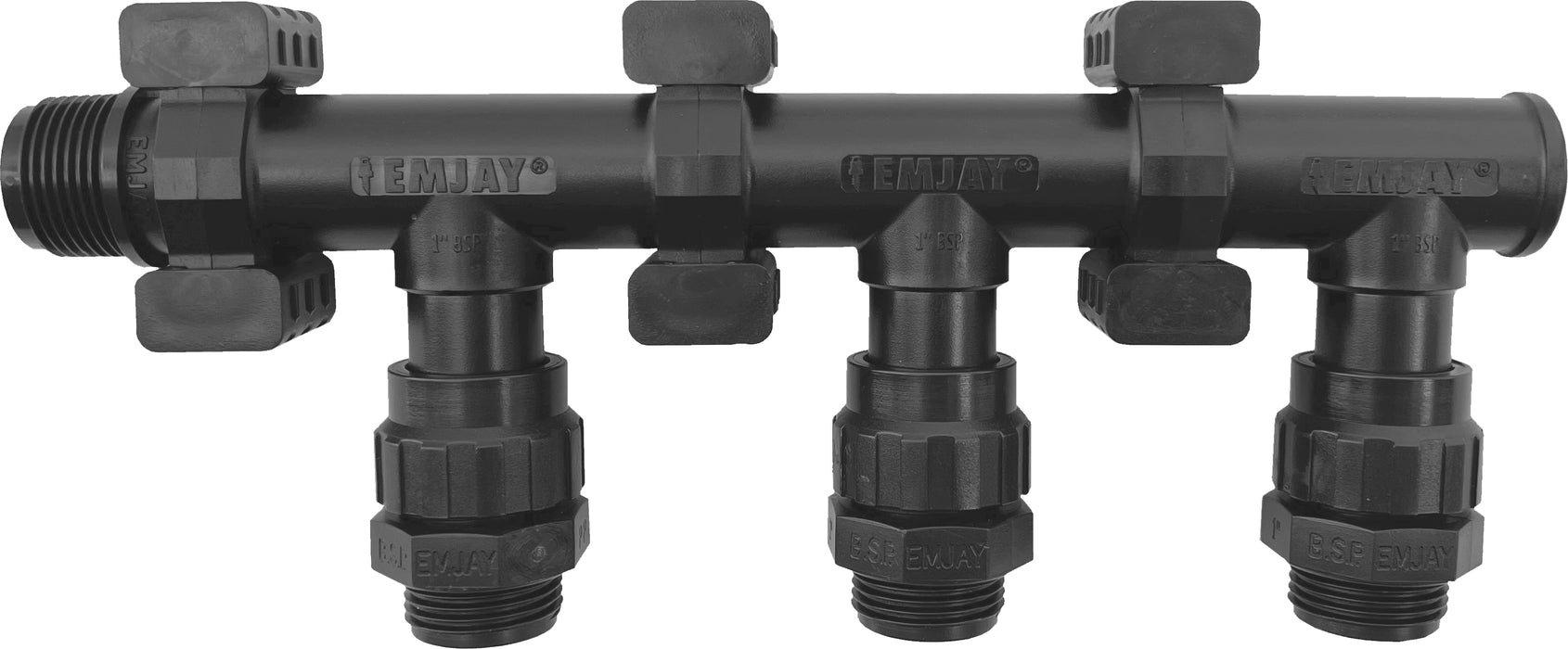 3 PORT MODULAR MANIFOLD - 1" BSP MALE INLET