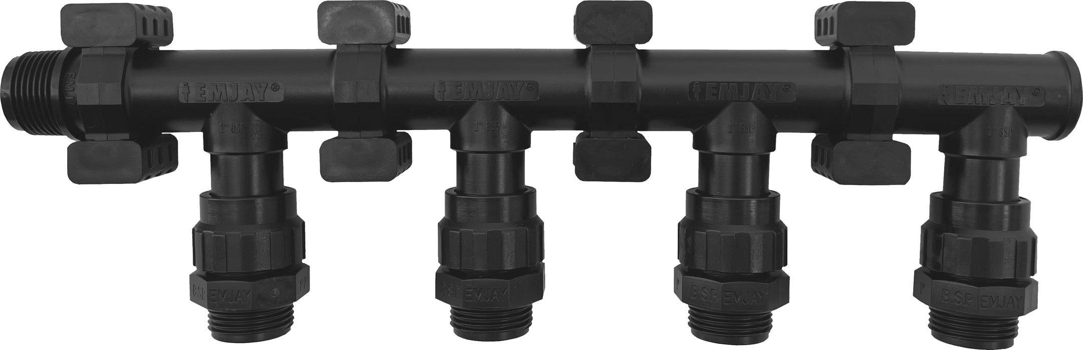 4 Port Modular Manifold - 1" Bsp Male Inlet
