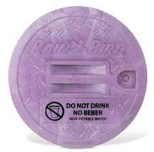 10" Round VB Valve Box - Lid only Purple