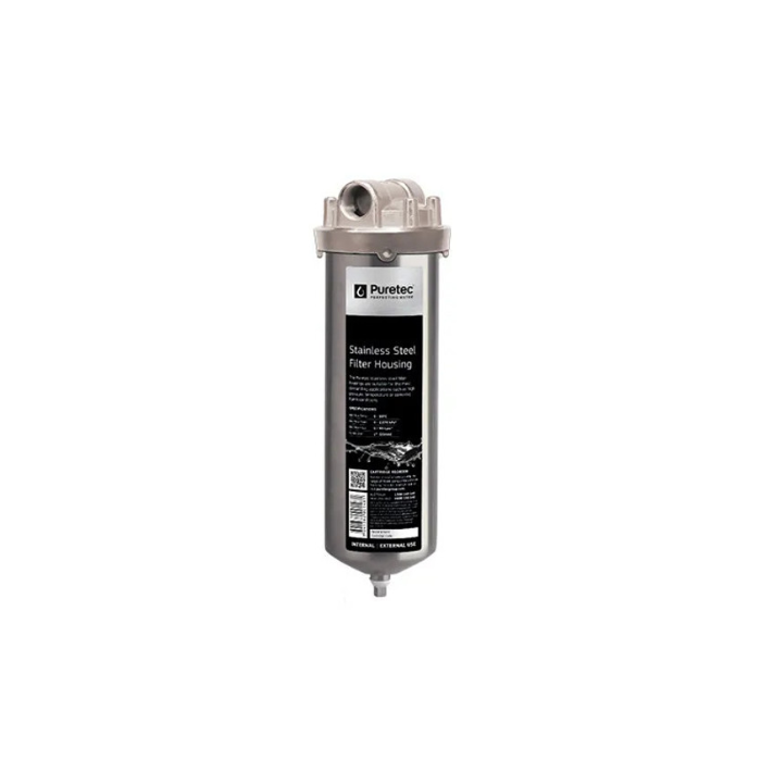 Stainless Steel Housing, 10Inch 1/2 Inch Conn - PT-SS115-S