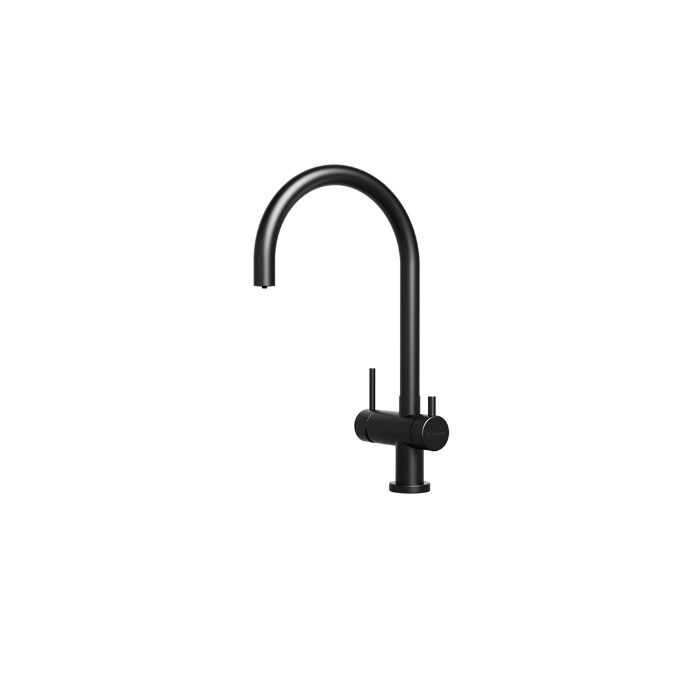 Tripla Premium Black Gooseneck 3-Way Faucet - PT-TRIPLA-BL2