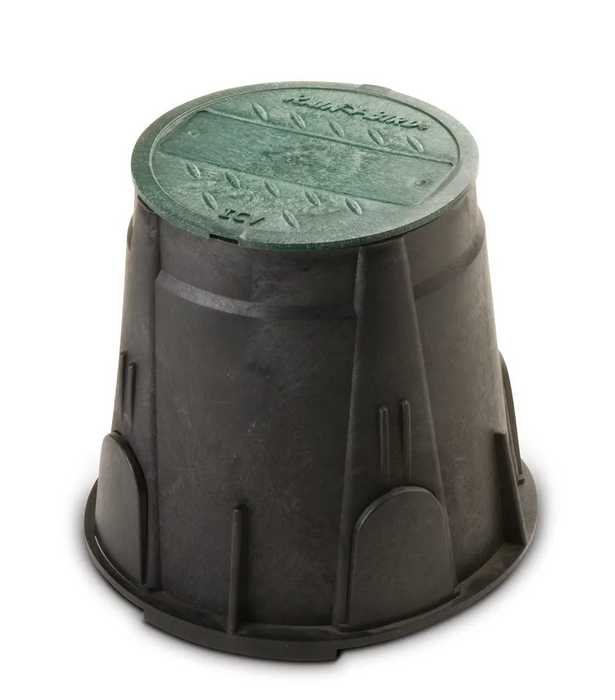 7" Round Vb Valve Box With Green Lid