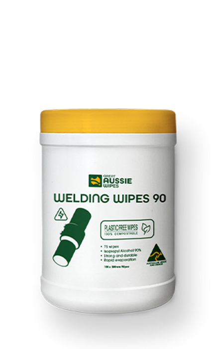 Aussie Alcohol Welding Wipes 90