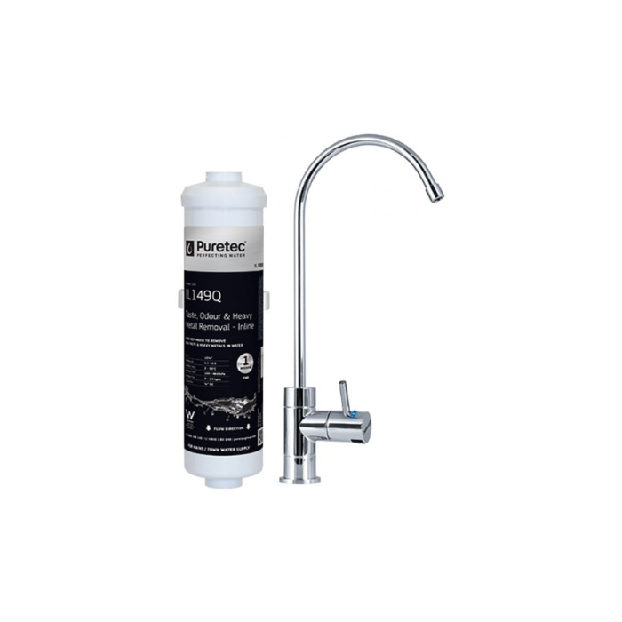 Inline Filter System, High Loop Faucet, With Kdf/Carbon Il149Q - PT-X3