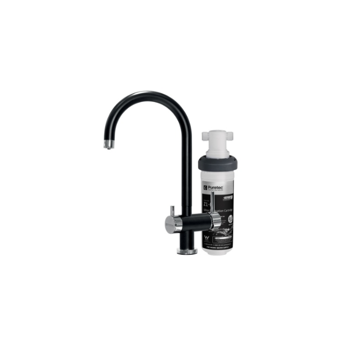 Quicktwist System With Bl2 Black Mixer Tap - PT-Z1-BL2