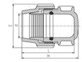 End Plug Metric 25