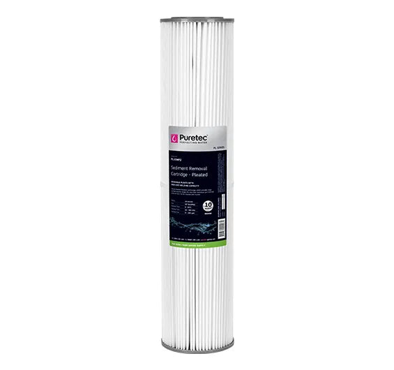 Pleated Cartridge Large Dia 4.5", 20 Inch, 10Um