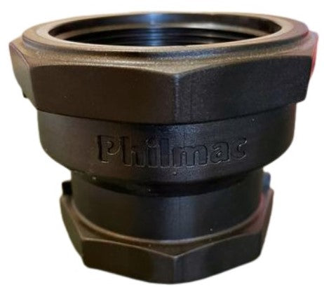 Poly Red Socket  2"x1-1/4" (50mm x 32mm)