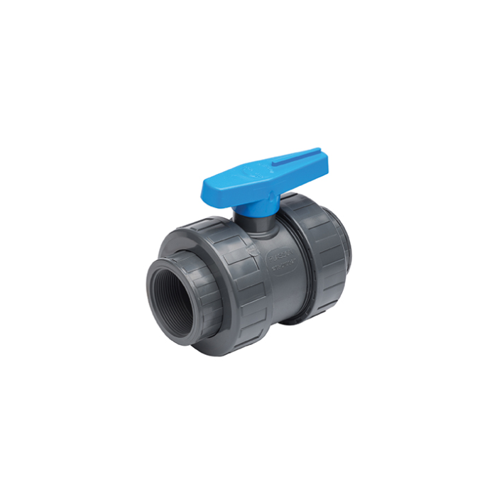 Valve Double Union F-Threaded Pvc 1.1/2"