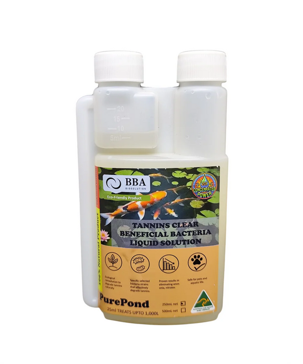 Tannins Clear (Tannins Eating Bacteria) 25 mL can treat up to 1,000L water (500ml)