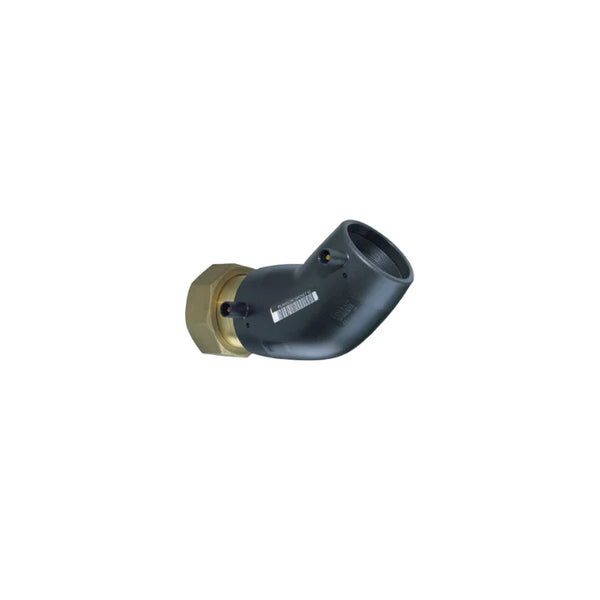 EF Female Elbow 45 Deg Free Nut Transition 32mm x 1" (25mm) BSP-F Brass