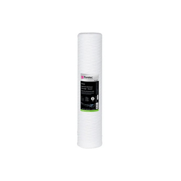 Wound Standard Dia 2.5" Cartridge, 20 Inch, 1Um