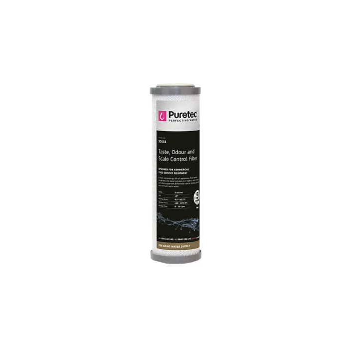 Scale Control Standard Dia 2.5" Cartridge, 10", 0.5Um Triple Action