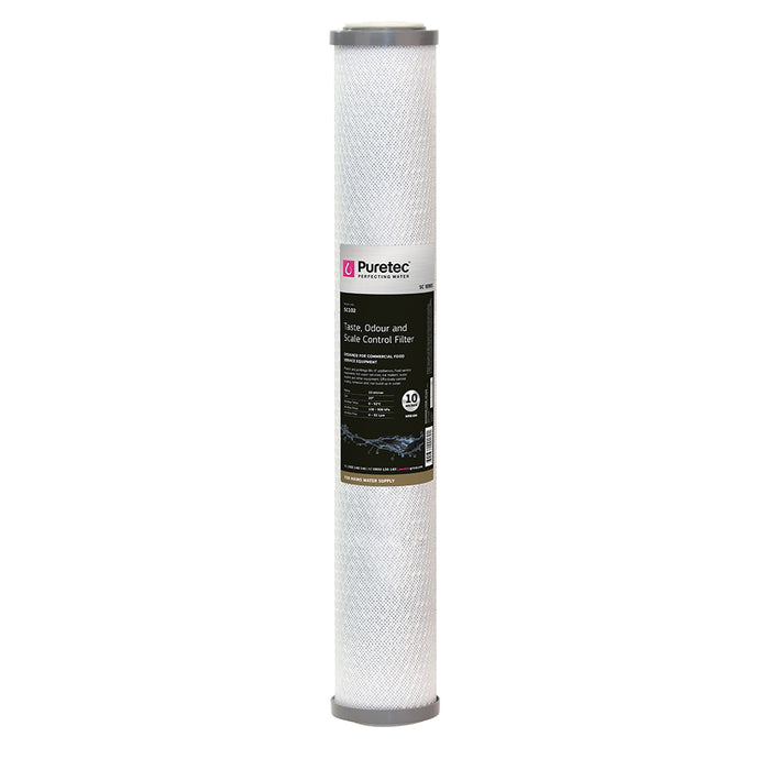 Scale Control Standard Dia 2.5" Cartridge, 20", 10Um Triple Action
