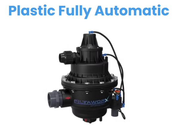 Filtaworx 2" Fully Automatic Self-Cleaning Screen Filter with Electric Controller & Pressure Sustaining Valve