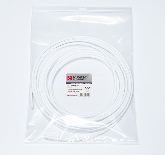 3/8 High Pressure Tubing, White 10M Pack