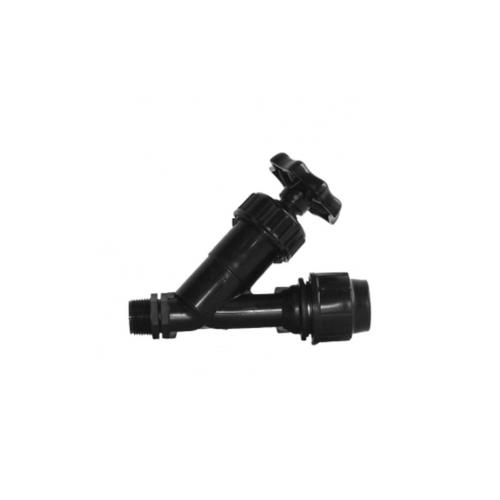 VALVE ANGLE SEAT COMPRESSIONxM PP 40-1.1/4"