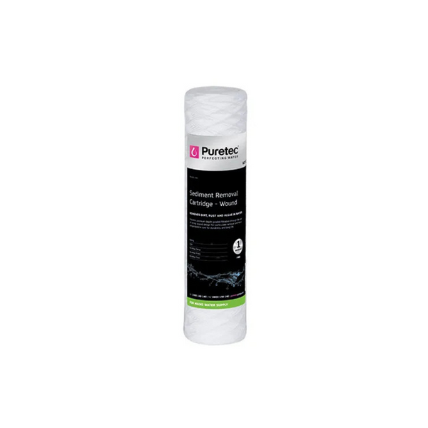 Wound Standard Dia 2.5" Cartridge, 10 Inch, 5Um