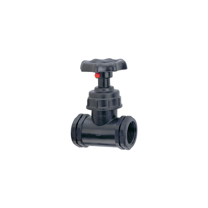 VALVE STOPTAP PP F-THREADED 1"