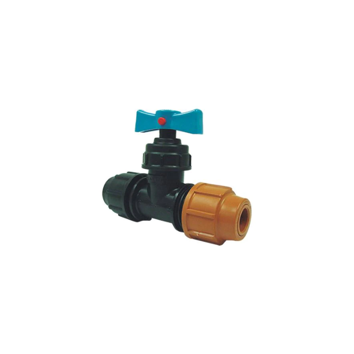 VALVE STOPTAP PE-COPPER 25-3/4"